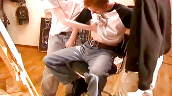Three's A Charm - Twink Threesome With Oral Overload