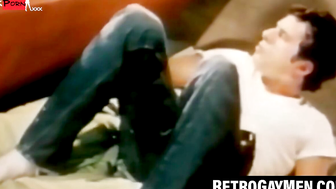 Retro Jocks - Old School Hunk Jerking Off In Public