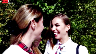 Two Naughty Girls Have Fun In An Unusual Way - Car Sex With A Twist