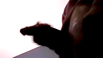 Mature BBW Sucks Huge Black Dick Until He Explodes