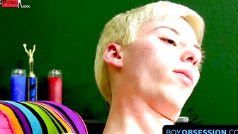 Twinks' Hot Interview Turns Into A Passionate Solo Masturbation Session