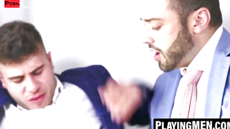 Allen-King\_DrewValentino_DeepThroatFuck" or "Suited Stud Fucks His Buddy Hard In Doggystyle
