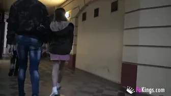 Pantyless into the street? Alana needs a GIGANTIC DICK
