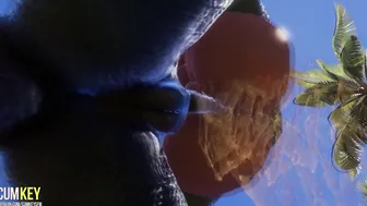 2 Hot Girls Mating with Monster | Gigantic Penis Monster | 3D