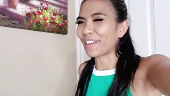Long Haired oriental Jada Kai Blows Her Man Every Day During Quarantine