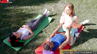 Flexible Fitness Guru Brandi Reee Gets A Deep And Intense Workout From Huge Dick Stud