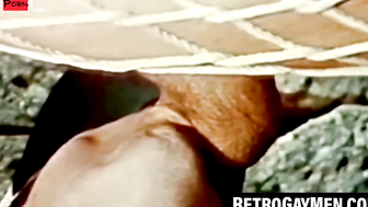 Retro-Chic" - Muscle Men Sixtynine with Old School Vibes & Classic Porn Style