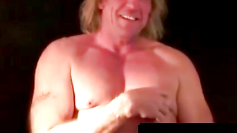 Mature MILF Stroking Off A Handsome Stud - Explosive Ending