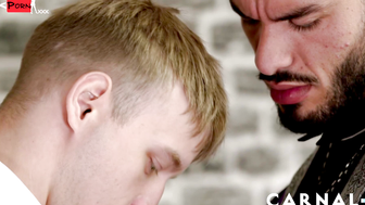 NoahWhite's Euro Mob Initiation: Porn Star Debut in Gangbang Orgy