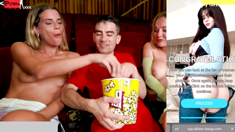 Big-Dick Threesome - Three Hotties Share One Monster Penis