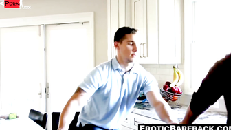 Kitchen Counter Sexual Adventure - Hardcore Anal Threesome with Huge Loads