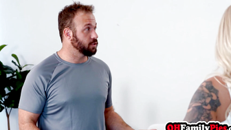 Latino Step-Daddy Teaches Kinky Self Defense Techniques to His Dirty Stepdaughter