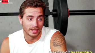 Hot & Sweaty Workout With Carter Wood And Aidan Master's - Rival Fitness Trainers Compete For Sexual Dominance