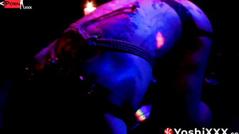 Mistress Kinoko's Domination - Bondage Babe Tormenting Her Slave With Sex Toys And Whips