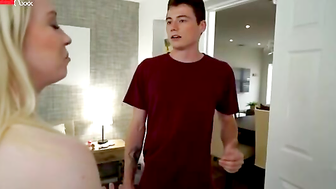 Stepsis' Bouncy Boobs Makes Stepbrother Hard As A Rock