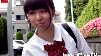 Naughty college girl Challenged To Hike Her Skirt And Parades Down The Street
