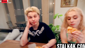 Hot Blonde Babe Molly Cutes Fucked Hard In Front Of Her Boyfriend