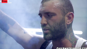Mechanics Garage - Raw Fucking Action with Older Man & barely legal Twink