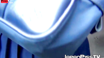 Petite college girl's Wet Pantie Adventure - Close-Up View of Asiana Cutie