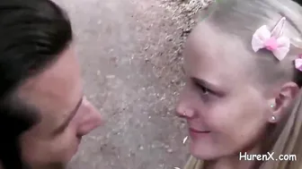 Blondine porn video – Ficken im Holz mit heiBer Blondine