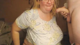 Milf blows two