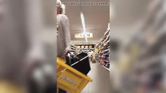 This cunt with mouth loves to performance her body into the supermarket