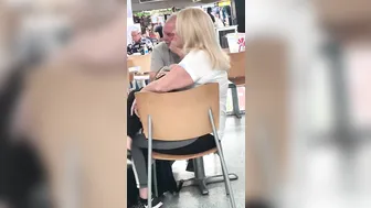 Thick Long Tit cougar Candid (Caught)