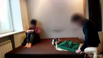 Cuckold. Hubby Cleaned out Wifey after Gf.