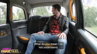 Female Fake Taxi Zuzu Sweet Getting a man to strip