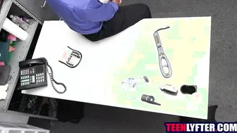 Thin eighteen thief nailed by security for stealing