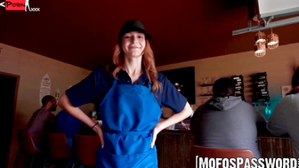 Hot MILF Delia Kate Gets A Creampie In The Restaurant Kitchen