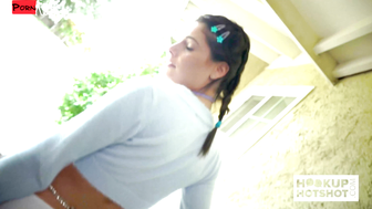 Brunette Babe Nelly Jones Gets A Hardcore Fuck From Big Dick Stud