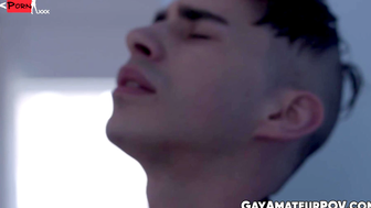 Ryan Bone's Meaty Dick Disappear Between Slim Jake Noah Ass Cheeks - Anal Sex
