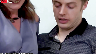 British MILF Lady Ava's Virgo Son Gets His First Pussy Popped