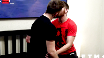Raw Anal Threesome Action with Hunk Luke Hudson & Friends