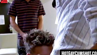 barely legal Stud's Deepthroat Blowjob Ending With Facial