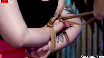 Suspension Bondage Orgasmic Bliss - BarbarieRose & Eliza Grace