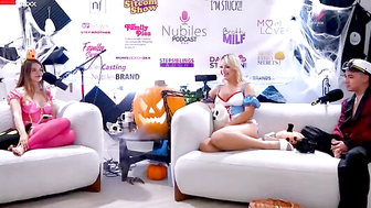 This spooky season, Molly Little is hosting the Nubiles podcast with her guests Annalese Reno and Juan Loco. Our actors