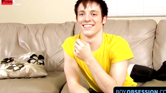 BoyObsession.com - Twink Jesse Jordan's solo stroking and cum excitement
