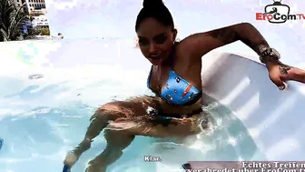 German pickup tourist meet thin Hispanic 19 year old hoe holiday