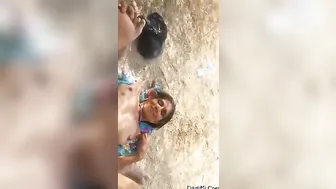 Village older randi rough banged into public