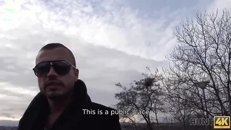 HUNT4K. Angry bro permits hunter to fucked his comely girlfriend