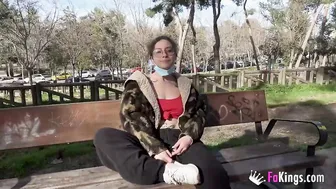 18 loves showing her body and blows dicks inside outside