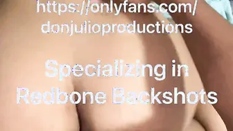 Huge butt redbone backshot compilation