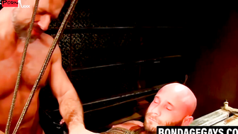 Soldier Dirk Caber controls his interrogator with hard cock