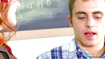 Forget apples. Mrs. King's student gives her a creampie