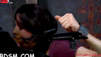 Taming a lusty gagged babe