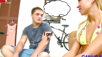 Doggy-style sex with a pornstar