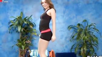 Petite babe fucked hard