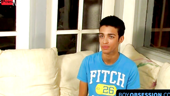 BoyObsession.com - Interviewed twink's intense stroking to thick loads